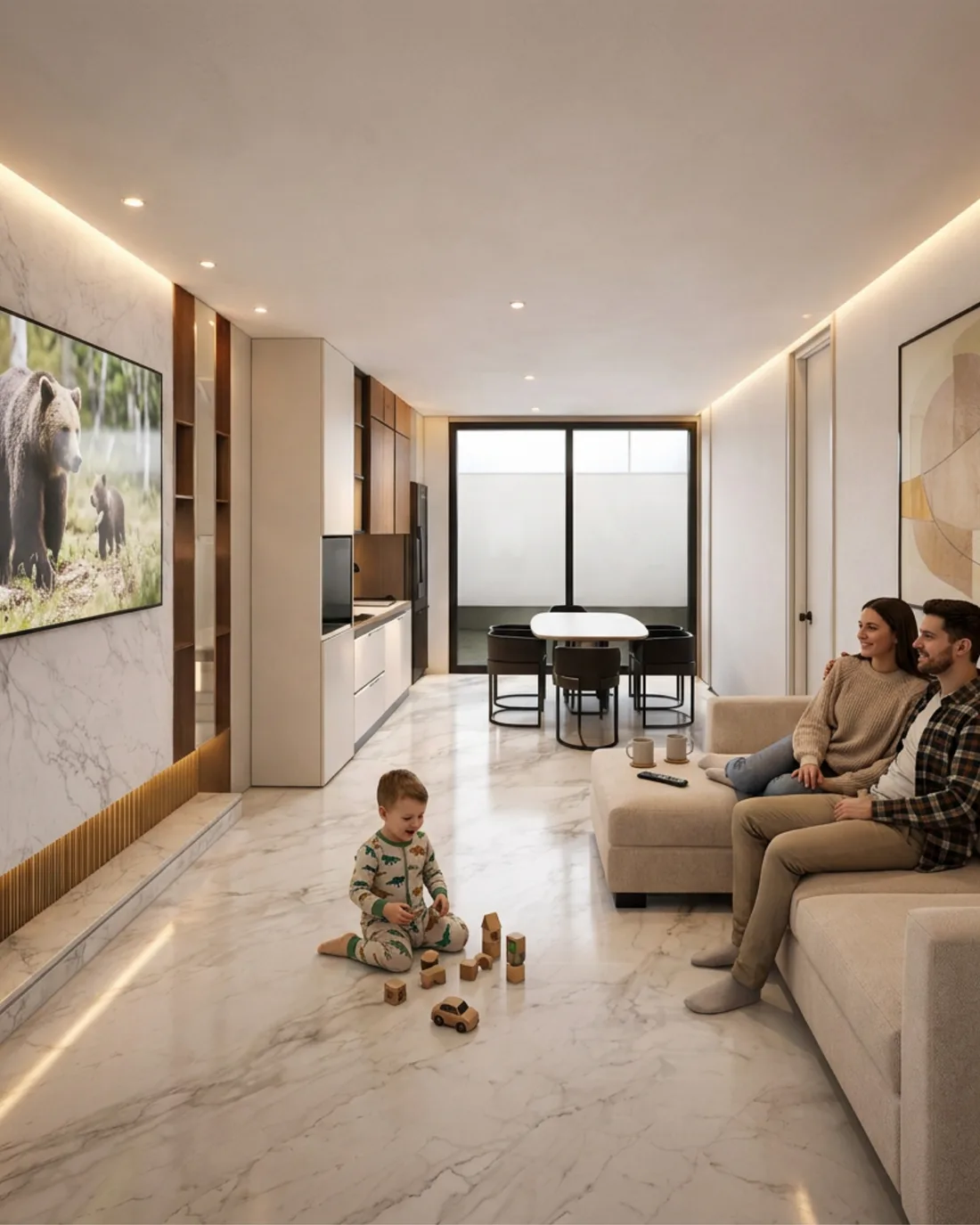 Interior del Modelo 3 de AP Home
